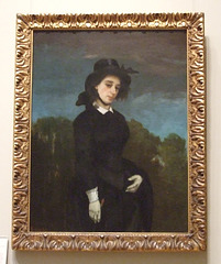 Woman in a Riding Habit by Courbet in the Metropolitan Museum of Art, July 2011