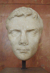 Head of Augustus in the Louvre, June 2014