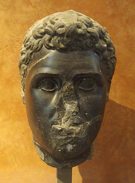 Portrait of Ptolemy X or Alexander I in the Louvre, June 2014