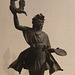 Detail of a Bronze Statuette of a Lar in the Metropolitan Museum of Art, January 2012