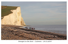 Strangers on the shore  - Cuckmere - 24.11.2014