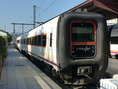 RENFE Class 594 DMU at La Coruña (2) - 26 September 2014