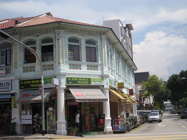 Geylang : échoppes.