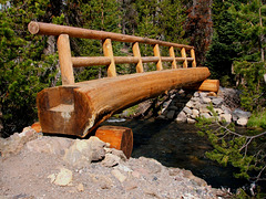 Bridge Across Fall Creek from Green Lakes