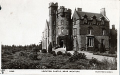 Lochton Castle, Perthshire (burnt and remaining wings derelict)