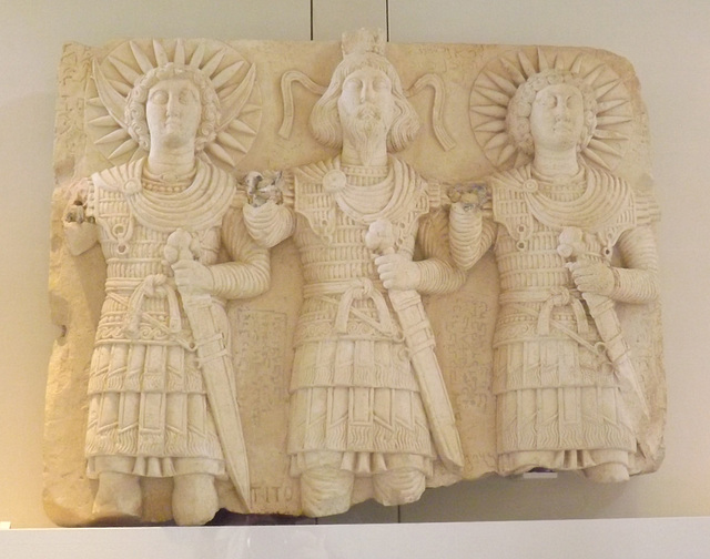 Cultic Relief from Palmyra in the Louvre, June 2013