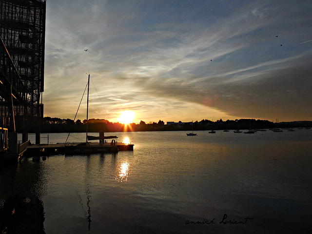 coucher du soleil