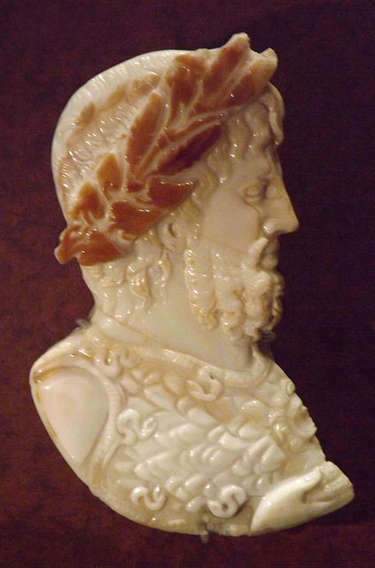 Head of Jupiter Crowned with Laurel Sardonyx Cameo in the Louvre, June 2013