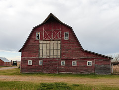 The big red barn