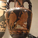 Terracotta Neck-Amphora with Twisted Handles Attributed to the Pilos Head Group in the Metropolitan Museum of Art, April 2011
