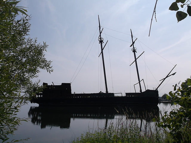 Épave de bateau fantôme