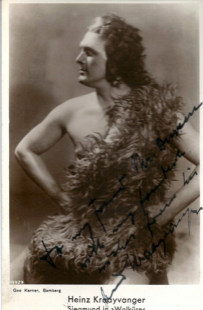 Heinz Kraayvanger AUTOGRAPHED