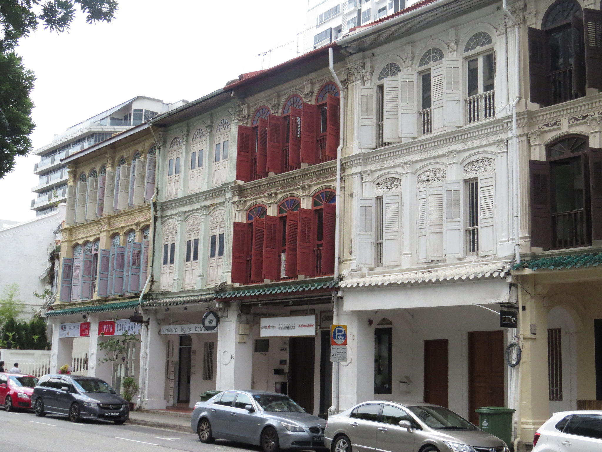 Maisons traditionnelles dans Sultan Road.