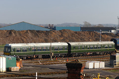 Class 108 DMU at Eastleigh - 29 November 2014