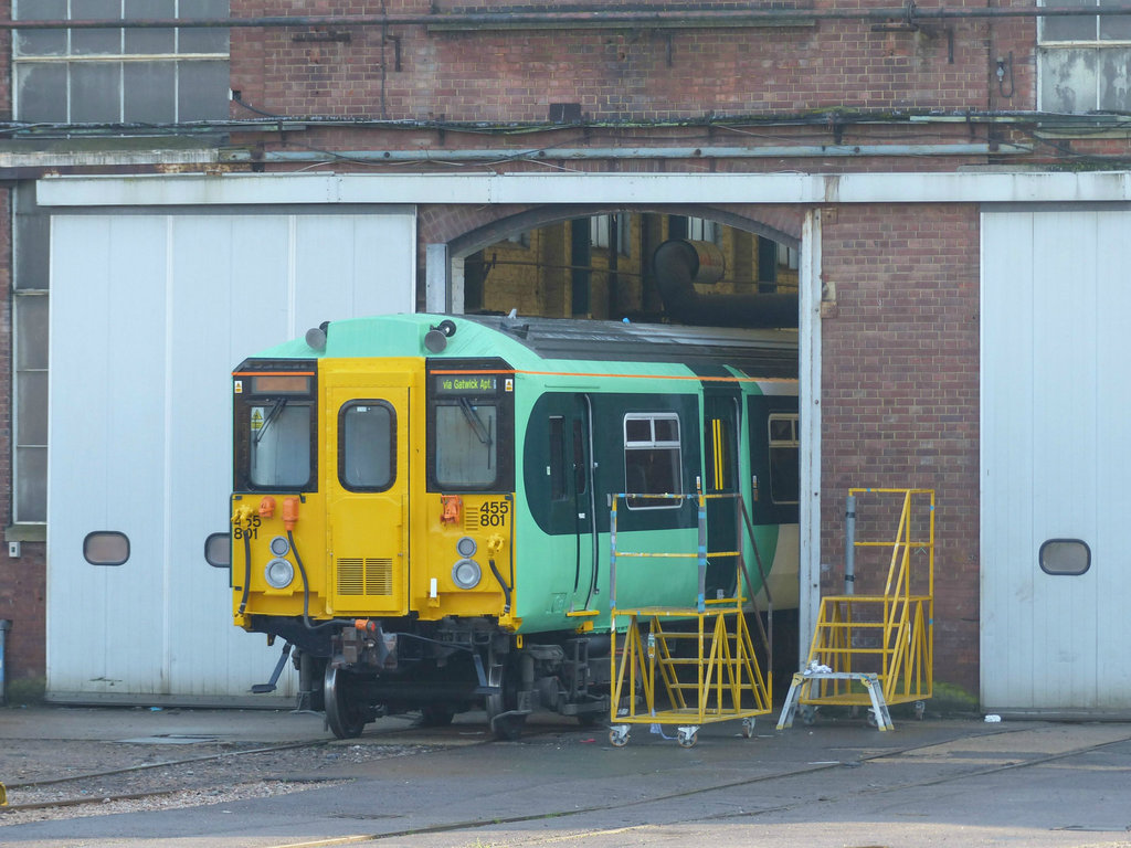 455801 at Eastleigh - 29 November 2014