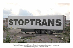 Stoptrans trailer - Newhaven - 10.11.2014