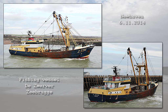 Trawler De Zwerver - Newhaven - 6.11.2014