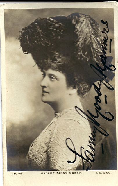 Fanny Moody Manners AUTOGRAPHED