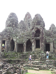 Bayon : les tours visages vues du côté nord