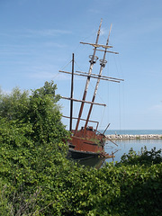 Épave de bateau fantôme