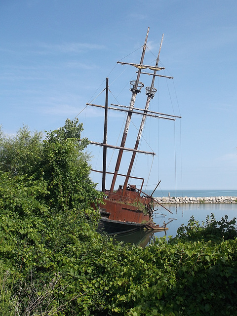 Épave de bateau fantôme