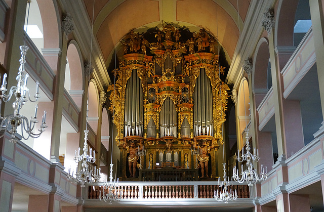 Barockorgel in der Stadtkirche St. Kilian