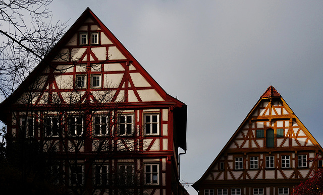 Fachwerk-Kontraste   -   Half-Timbered Houses