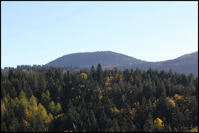 volcan en automne