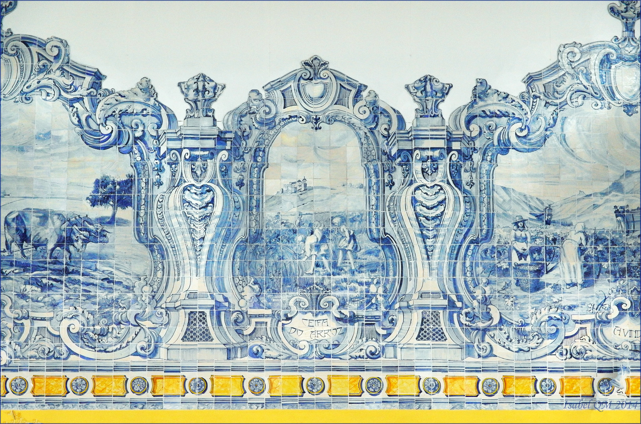 Setúbal, mercado, azulejos