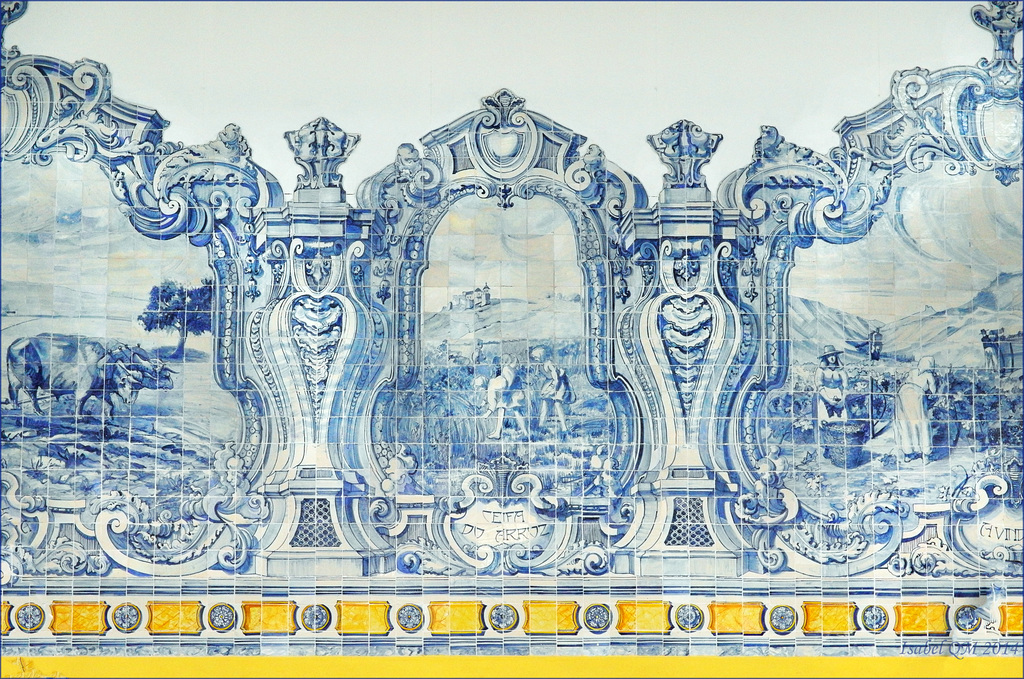 Setúbal, mercado, azulejos