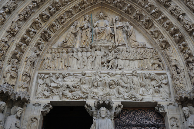 Last Judgement, Notre Dame portal, ca. 1220