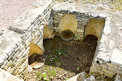 Alise-Sainte-Reine 2014 – Gallo-Roman town – Cellar with amphora niches
