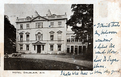 Dalblair Hotel, Ayr, Scotland (Demolished)