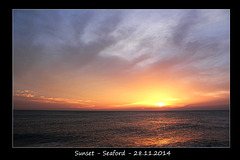 Sunset - Seaford Bay - 28.11.2014