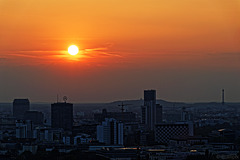 Sonnenuntergang über Berlin (© Buelipix)