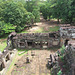 Phiméanakas : la 1e terrasse vue depuis la 2e.