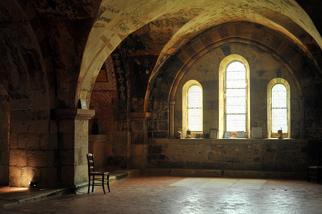 Crypte de l'église de Gargilesse