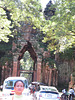 Angkor Thom : porte nord, vue de l'éxtérieur.