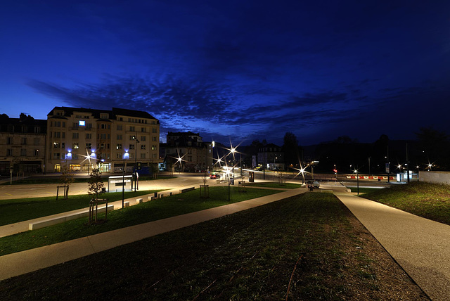 BESANCON: Vue depuis gare Viotte.