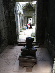 Preah Khan : chapelle de la deuxième enceinte.