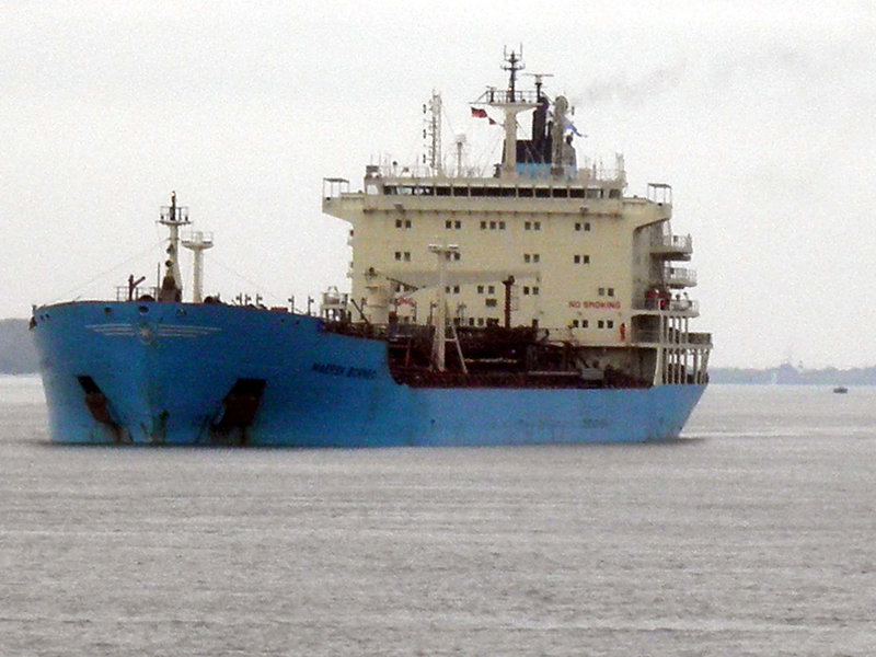 Öl u. Chemiekalientankschiff  MAERSK BORNEO
