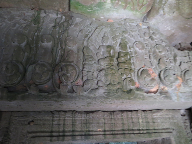 Preah Khan : linteau orné