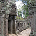 Preah Khan : cour du cloître nord.