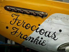 'Ferocious Frankie' Nose Art on North American P-51D Mustang