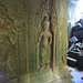 Preah Khan : asparas dans des loges murales.