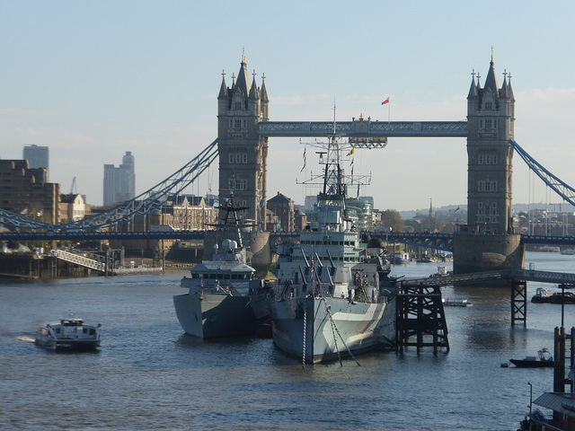 HMS Belfast & Tower Bridge