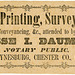 Jesse I. Dauman, Job-Printing, Surveying, Conveyancing, Waynesburg, Pa.
