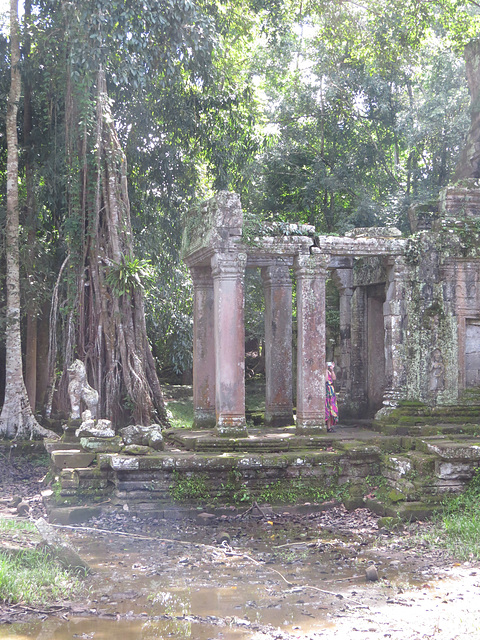 Preah Khan : gopura est de la 3e enceinte.