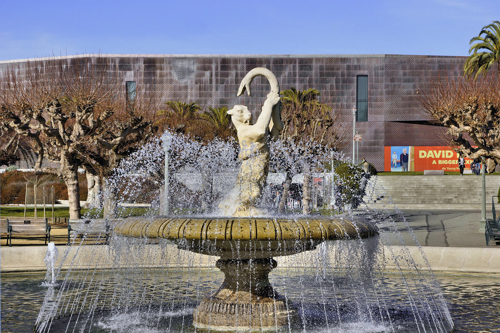 The Rideout Memorial Fountain – The Music Concourse, Golden Gate Park, San Francisco, California