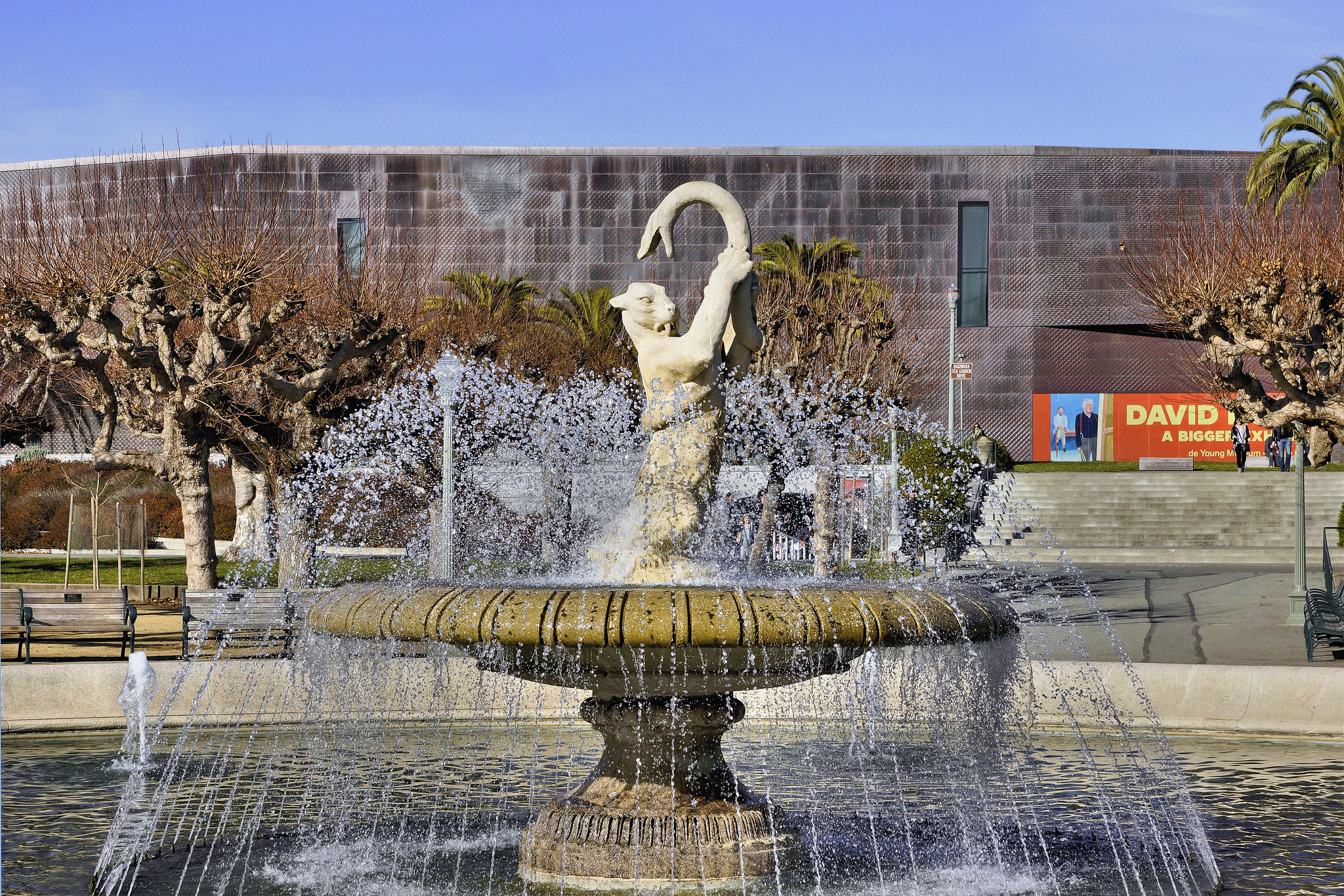 The Rideout Memorial Fountain – The Music Concourse, Golden Gate Park, San Francisco, California